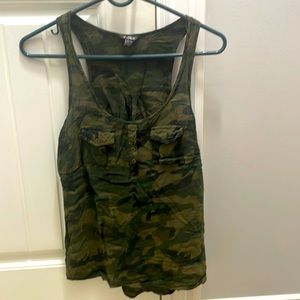 3/$15 Camo Guess tank top